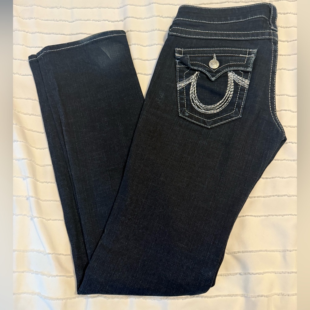 True religion silver chain Billy jeans size 28